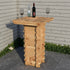 Wooden Interlock Bar Table