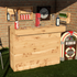 Rustic Wooden Garden Bar