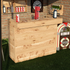 Rustic Wooden Garden Bar