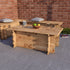 Wooden Interlock Bench Set