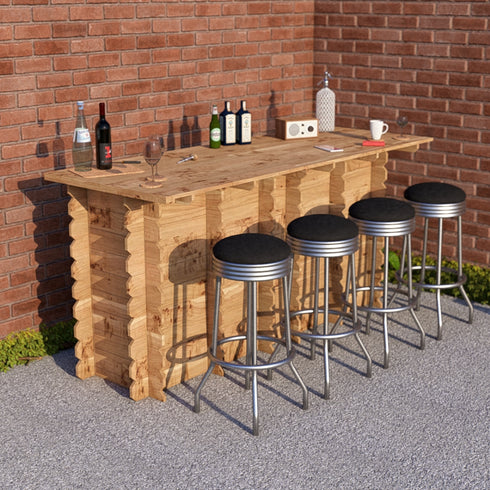 Large Wooden Interlock Bar