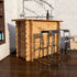 Rustic Wooden Interlock Bar
