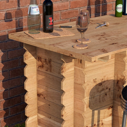 Large Wooden Interlock Bar