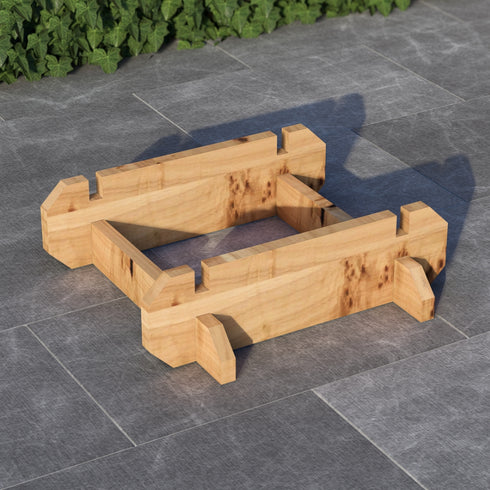 Wooden Interlock Bar Stools