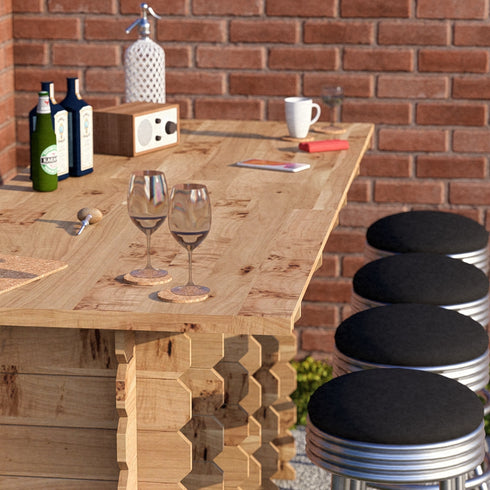 Large Wooden Interlock Bar