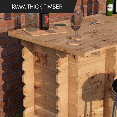 Large Wooden Interlock Bar