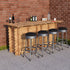 Large Wooden Interlock Bar