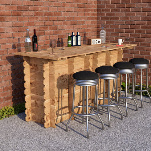 Large Wooden Interlock Bar