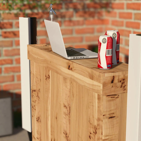 Rustic Wooden Serving Bar Bars at Home