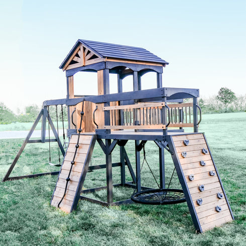 Timber Crossing Swing Set & Climbing Frame