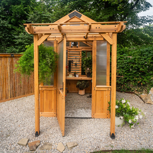 2.7m x 1.8m Bellerose Greenhouse