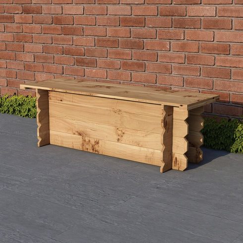 Wooden Interlock Bench