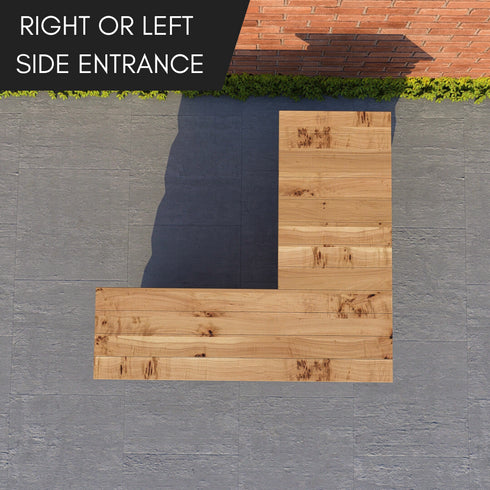 Wooden Interlock Corner Bar