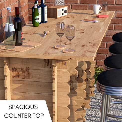 Large Wooden Interlock Bar