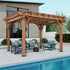 3.6m x 3m Wood Pergola (12ft x 10ft)
