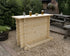 Wooden Interlock Bar with Footrest