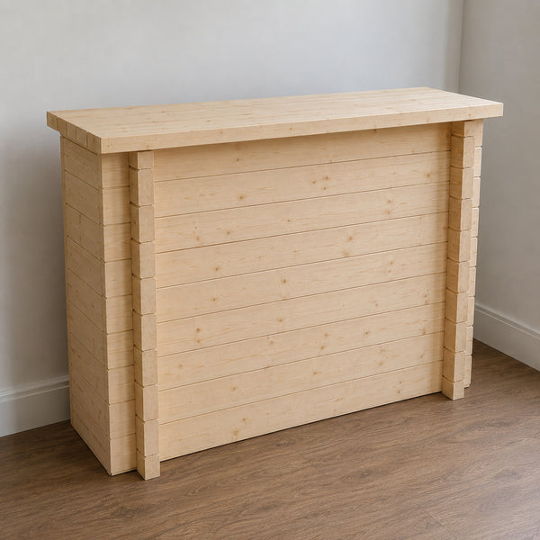 4ft Premium Wooden Interlock Home Bar