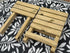Small 2 Part Camping Chairs, Treated Wood - Set of 2