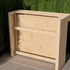 L-Shape Rustic Wooden Garden Bar