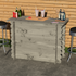 Rustic Wooden Interlock Bar