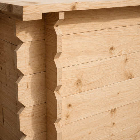 Wooden Interlock Corner Bar