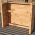 Large Rustic Wooden Garden Bar with Roof