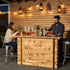 Rustic Wooden Interlock Bar