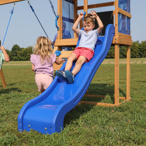 Bay Pointe Wooden Swing Set & Climbing Frame