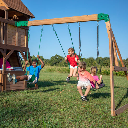 Cedar Cove Swing Set & Climbing Frame
