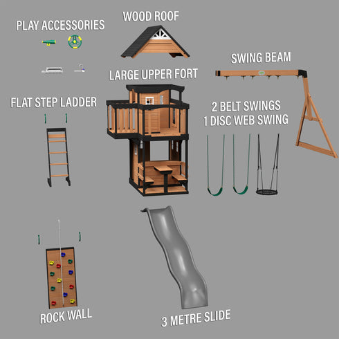 Canyon Creek Swing Set & Climbing Frame