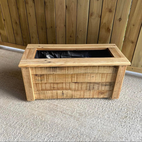 Rustic Wooden Planter Box