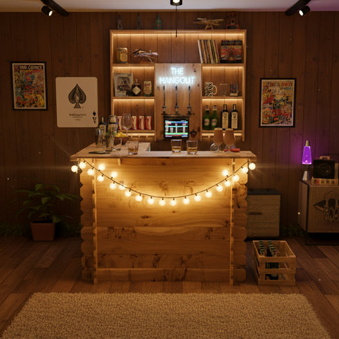 Wooden Interlock Corner Bar