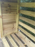 Heavy Duty Outdoor Log Store – Handmade Wooden Firewood Storage with Roof