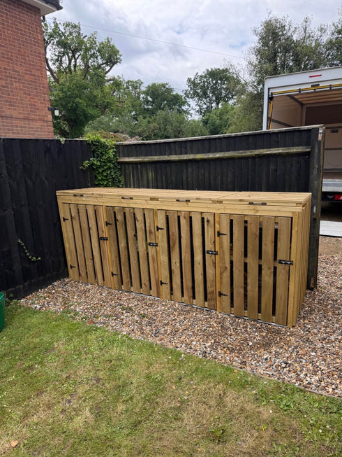 Handmade Wooden Bin Stores