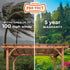 3.6m x 3m Wood Pergola (12ft x 10ft)