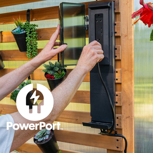 2.7m x 1.8m Bellerose Greenhouse