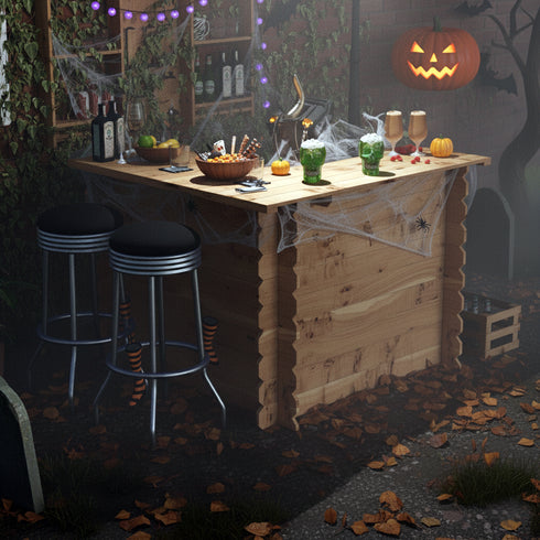 Wooden Interlock Corner Bar