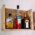 Rustic Wooden Crate Wine Rack