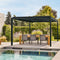 4.9m X 3m Sarasota Steel Louvered Pergola