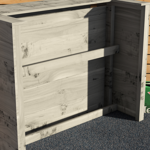 Rustic Wooden Garden Bar