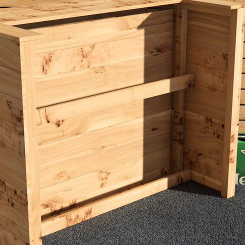 Rustic Wooden Garden Bar