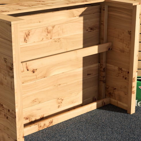 Rustic Wooden Garden Bar