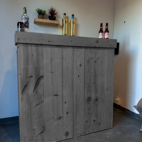 Rustic Wooden Serving Bar Bars at Home