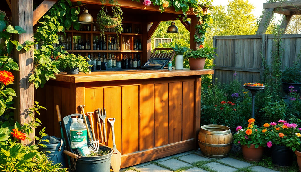 Keeping Your Wooden Garden Bar Looking Its Best: Tips for Weatherproofing and Maintenance