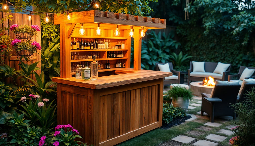 Why a Portable Wooden Garden Bar is the Perfect Addition to Your Outdoor Space