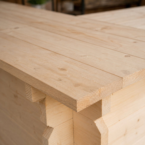 Wooden Interlock Corner Bar