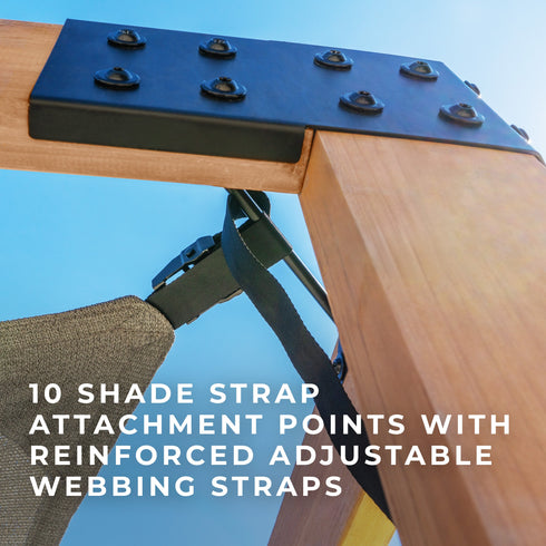 3.7m x 3.1m Brendan Sail Shade Pergola