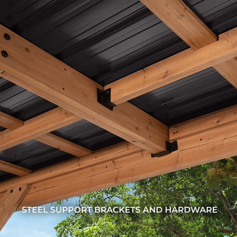 6.1m X 3.7m Kingsport Carport