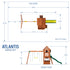 Atlantis Swing Set & Climbing Frame