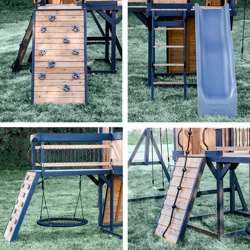 Timber Crossing Swing Set & Climbing Frame
